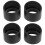 4Pcs Foldable Rubber Eyecups Eye Guards for Stereo Microscope Black 5