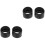 4Pcs Foldable Rubber Eyecups Eye Guards for Stereo Microscope Black 3