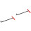 2 Pcs T-Shaped Manhole Cover Hook Sewer Drain Lifting Tool 5