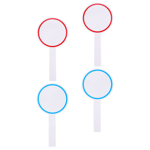 20Pcs Practical Mini Dry Erase Boards Handheld Paddles for Scoring 2