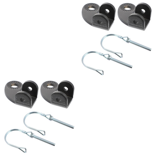 4 Sets Bike Trailer Hitch Coupler Attachment Adapter 2
