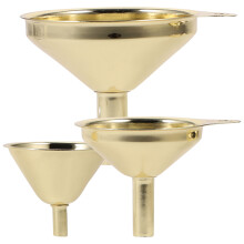 Set Of 5 Small Funnel For Pouring Liquid Stainless Steel Kitchen