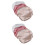 6 Pcs Solid Color Hair Bath Towel Satin Child 5