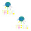 2 Count Bubble Tool Soap Bubbles Show Outdoor Wand Set 7