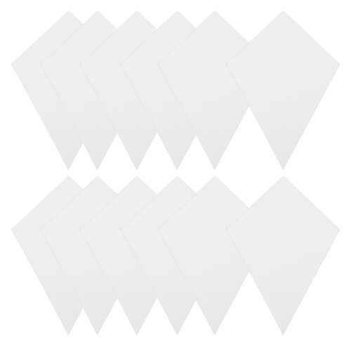 200Pcs Durable White Paper Piecing Sheets for Quilting and Patchwork