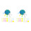 2 Count Bubble Tool Soap Bubbles Show Outdoor Wand Set 2
