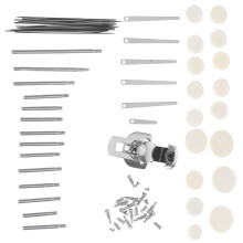 5Sets Woodwind Instrument Maintenance Kit Clarinet Pads Screws Springs