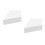 200Pcs Durable White Paper Piecing Sheets for Quilting and Patchwork 10