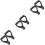 6 Pcs Spade Handle Camp Scoop Grip Plastic 5