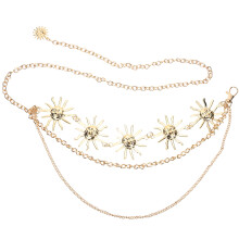 Metalen Zonne Tailleketting, Buikketting Vrouwen