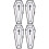4Pcs Chic Coffin Brooch Pins Assorted Brooches for Men 7
