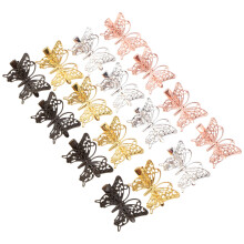 16Stk Vintage Kupfer Haarspangen Damen Haaraccessoires Bunt
