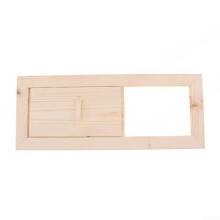 Hemlock Wood Sauna Ventilation Slider Adjustable Airflow Control for Comfortable Sauna Experience 1pc