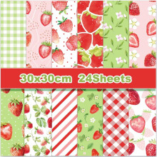 Christmas Scrapbook Paper 12x12 Double Sided - 12 Designs 24 Sheets Craft Paper Pad for Junk Journals, Bullet Journal, Card Making Background