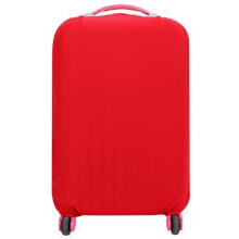 Mizh Elastic Travel Luggage Cover Suitcase Trolley Case Protective Bag Dustproof Protector for 22-24 Inches (Red)