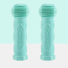 Kids Bike Handlebar Grips NonSlip Waterproof Soft Rubber for Children Scooters Cyan