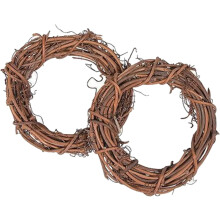 Guirlanda de galhos de videira de 30 cm para decoração de Halloween, Ação de Graças e Outono, compatível com artesanato DIY, guirlandas de