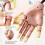 Practice Hand for Acrylic Nails with Secure Nail Retention, Complete Nail Training Kit  Silver 2