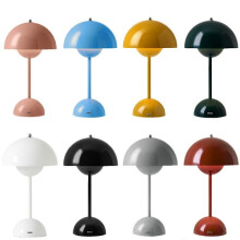 Lampe de table sans fil à intensité variable, lampe sans fil à 3 intensités pour la lecture et la veilleuse, noire