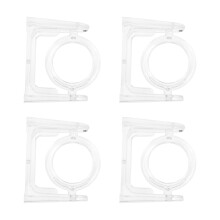 Curtains Holder Shower Rod No Punching Pole Home Items Bathroom Accessories 4 Pcs