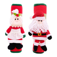 Koelkasthandschoenen en handgreepbeschermers met kerstmanmotief, geschikt voor koelkast, magnetron en vaatwasser, een leuk kerstcadeau voor in huis.