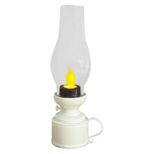 Lampe à pétrole sans flamme vintage, bougie électronique oscillante pour décoration intérieure/de table et éclairage de secours