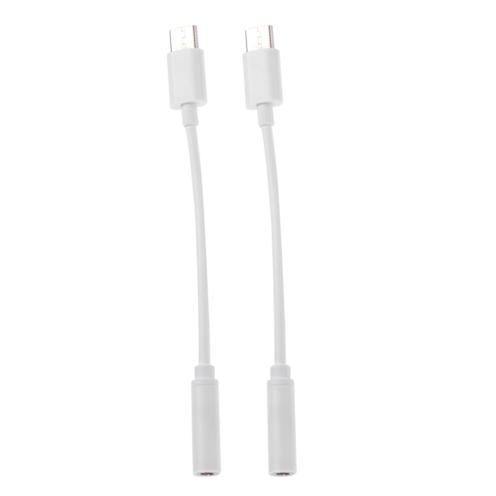 2Pcs Type C To 3.5Mm Audio Adapter Type-C To Headphone Adapter Cable Supply 9773935650626