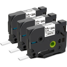 Compatible Label Tape Replacement for Brother Heat Shrink Tube HS221 8.8mm 0.34" Tapes Works with Brother