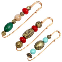 Eease3Pcs Broches Vintage Clips Retro para Pecho Alfileres Decorativos de Aleación para Solapas en Ropa, Sombrero y Bufanda