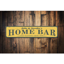 Panneau de bar à domicile - Panneau de bière traditionnel - Panneau pour amateurs de bière - Décoration de bar - Dimensions : 10 x 40 cm
