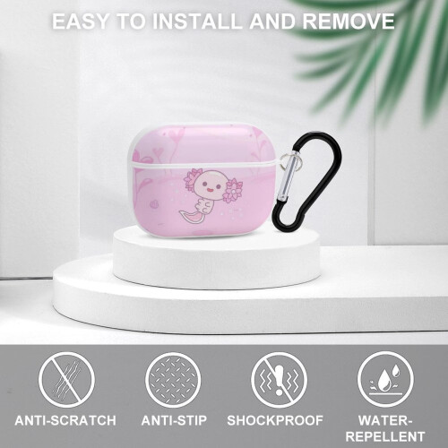 Θήκη Kawaii Axolotl για Airpods Pro - Ασύρματη φόρτιση, χαριτωμένο σχέδιο για γυναίκες 2