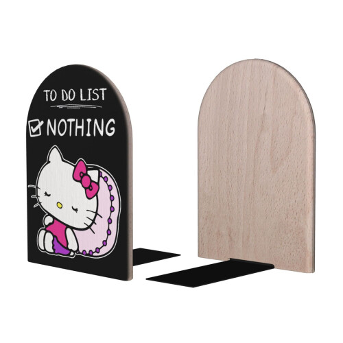 2 πακέτα βιβλιοστάτες Hello Kitty χαριτωμένο πώμα βιβλίου κινουμένων σχεδίων βαρέως 1