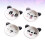 Κεραμικά πιάτα σάλτσας Panda Ease4Pcs για οικιακή κουζίνα-εστιατόριο 4