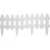 vidaXL Discount edging 25 pcs white 10 m PP White 6