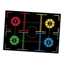 (As described, Style E) Basketball Footstep Training Mat Dribble Exercise Mat for Indoor Sports Home Style A