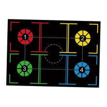 (As described, Style F) Basketball Footstep Training Mat Dribble Exercise Mat for Indoor Sports Home Style A