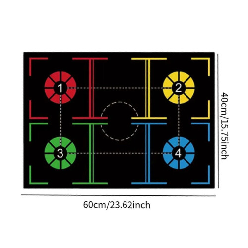 (As described,Style D)Basketball Footstep Training Mat Dribble Exercise Mat for Indoor Sports Home Style A 1