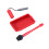 (3PCS,Red)Paint Roller Tray Kit Wall Decor Hand Tool Washable Wood Glue Applicator Kit 3PCS 1