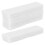 128Pièces Bandes Auto-Adhésives Crochets Boucles Blanche Durable 2