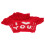 2Pièces Costume Ours Rouge En Laine, Pull Doux Et 2