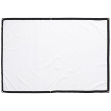 3 Pcs Portable Projection Screen Projector White Curtain