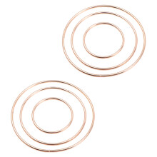 12Pcs Golden Round Macrame Hoops Iron Rings for DIY Dream Catchers