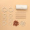 1Ensemble Kit Corde Coton Naturel DIY Décor Bois Khaki 3