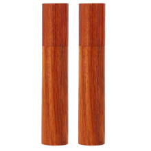 12Pcs Creative Brown Wooden Incense Stick Storage Tube for Home