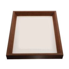 2Sets Elegant Coffee Wood Frame for Desk Display Rustic Photo Frame