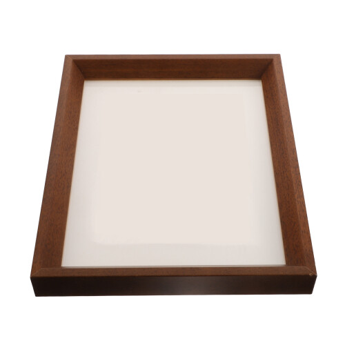 2Sets Elegant Coffee Wood Frame for Desk Display Rustic Photo Frame