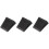 3pcs Ramp Pad Rubber Black Wheel 6