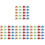 80Pcs Children Pull Back Airplanes Toy Assorted Color Educational Gift 2