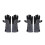 2Pairs Practical Grey Protective Gloves Industry Hand Protection Gear 2