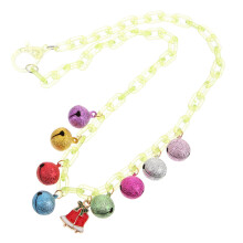 3Pcs Christmas Bell Necklace For Girls Cute Fashion Jewelry